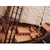 Модель корабля ручной работы. Голландская яхта 17 века.