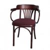 Венское деревянное кресло Классик с мягким сидением