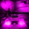 Фиолетовая подсветка салона автомобиля