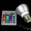 Многоцветная лампа LED-E27-RGB-3W с пультом
