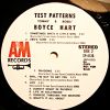Пластинка виниловая Tommy Boyce & Bobby Hart ‎– Test Patterns