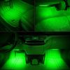 Подсветка салона автомобиля - зеленый цвет