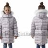 Детская зимняя куртка на искусственном лебяжьем пуху для девочки "Альпина"