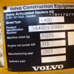Запасные части экскаваторов VOLVO EC220DL