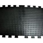 Недорогая плитка из литой резины для пола в гараже или ремонтной мастерской цена - качество