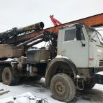 Установка сваебойная УГМК-12 на базе КамАЗ-53228,  6х6.
